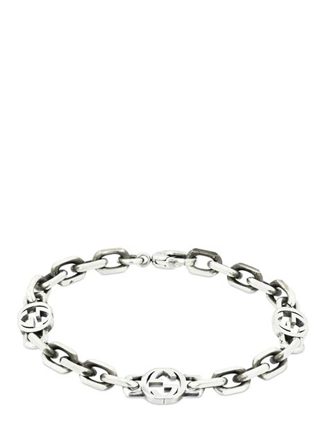 gucci red bracelets|Gucci interlocking g chain bracelet.